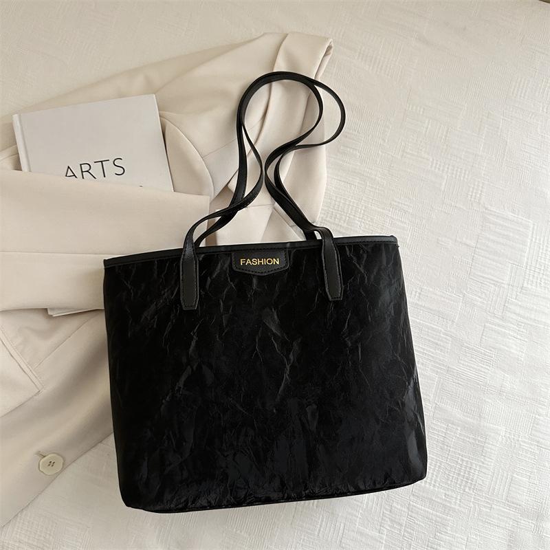 2025 New Large Capacity Retro Textured Tote Bag Versatile Premium Shoulder Bag Fashion Women's Bag