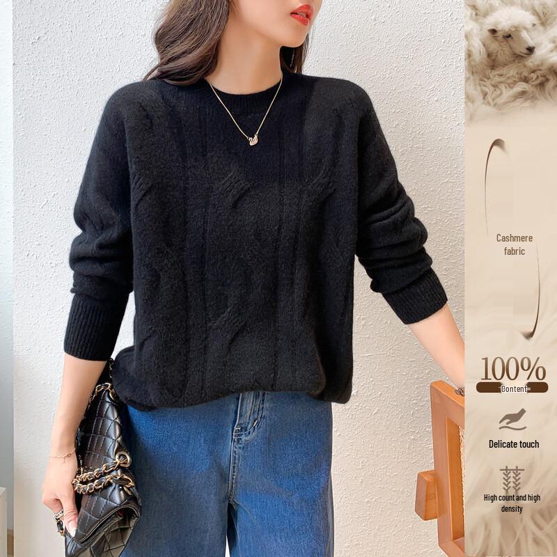 

Mocana Women s Cashmere Long Sleeve Sweater One Size