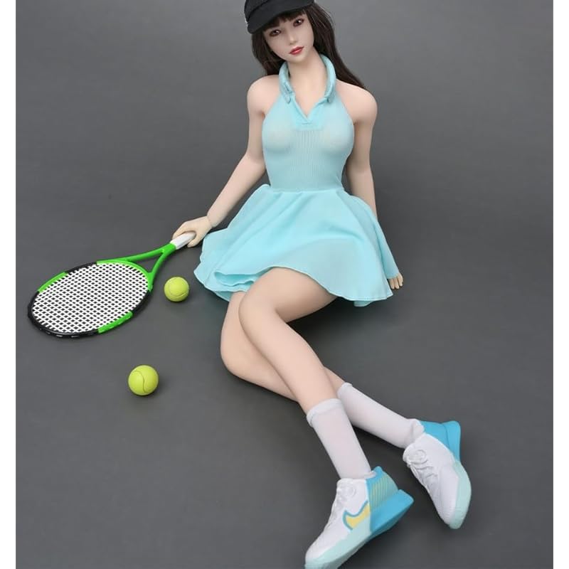 

[TOYBARJAPAN ]1/6 scale for action figures Compatible with TBLeague isomere field ZYTOYS ZY5059 beautiful woman Tennis sports one-piece clothes,