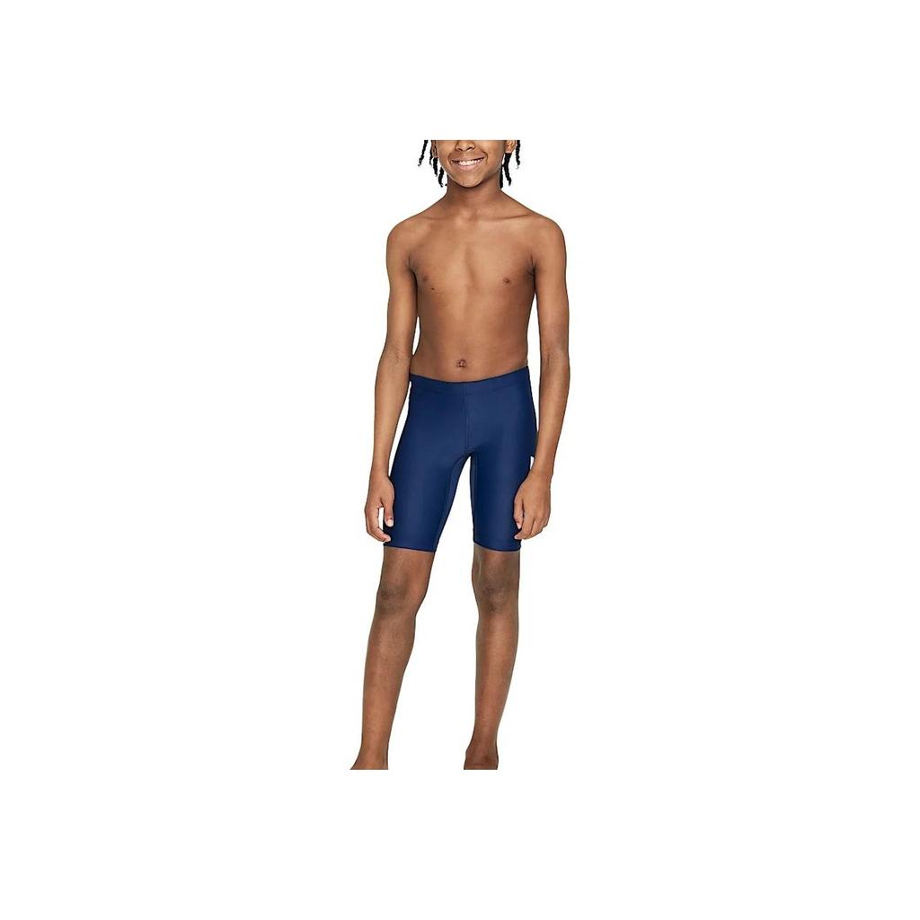 Nike Kids Swim Logo Letter Tight Swim Shorts Kids swimwear Deep-Navy Game-Royal University-Blue HV9926-410