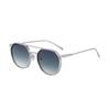Vintage Oval Frame Glasses Metal Double Beam Aviator Sunglasses Men'S Senior Sense Driving Sunscreen Sunglasses