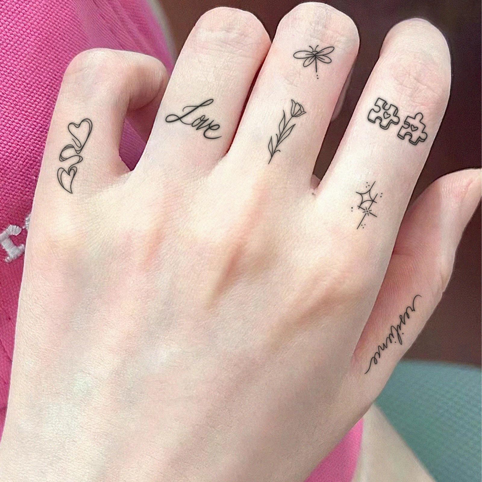 Glow Makeup Unisex Advanced Sense Of Personality, Simple, Small, Fresh And Cute Star Bow Collarbone Tattoo Sticker