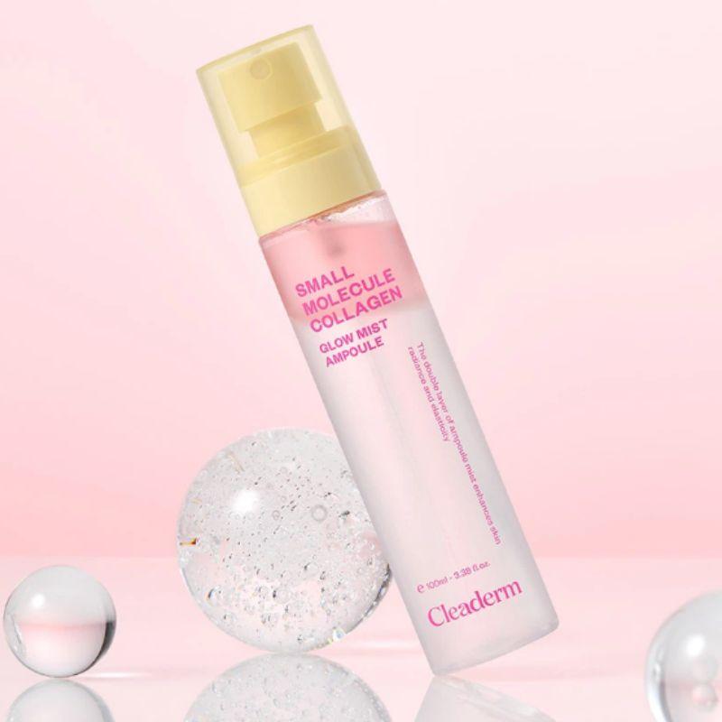 CLEADERM Low Molecular Collagen Mist Ampoule Hydrating Facial Spray for Elasticity & Glow Care 100ml