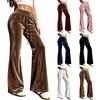 Women's High Waist Flared Pants with Soft for Casual Wear