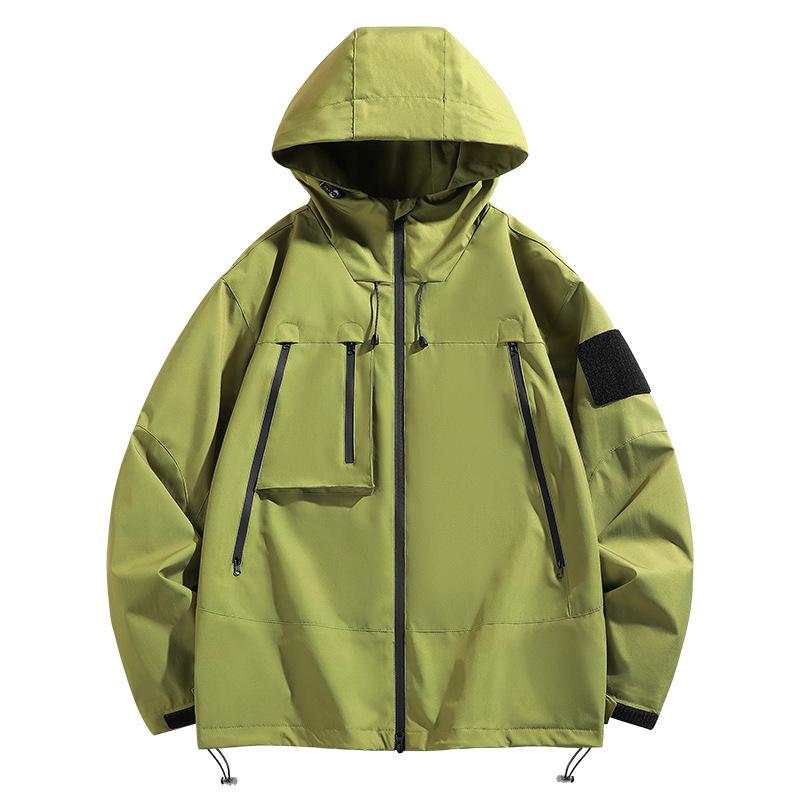 2024 Korean Style Windbreaker Jacket for Men & Women - Casual Outdoor Spring/Autumn Sportswear