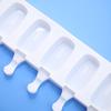 8 Hole Silicone Ice Cream Mould Silicone Diy Fruit Popsicle Maker Mould