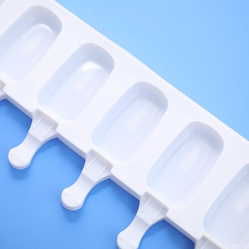 8 Hole Silicone Ice Cream Mold Silicone Diy Fruit Juice Ice Pop Cube Maker Mould