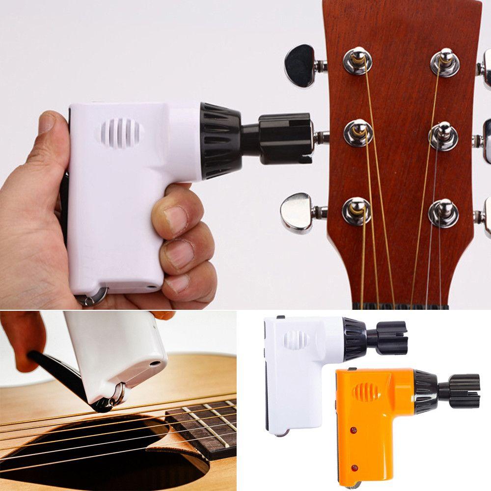 

Luthier Electric String Curler with String Cutter Guitar String Winder Restringing Tools