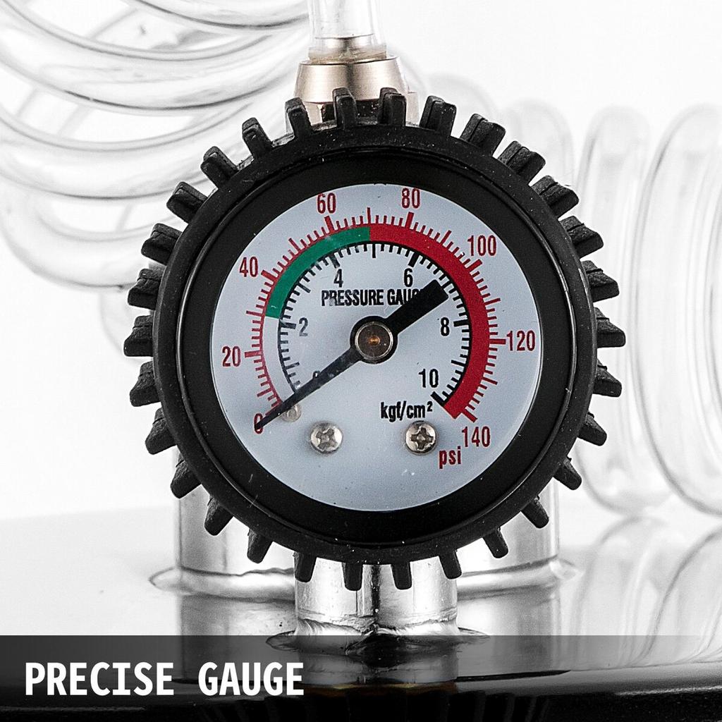 Pneumatic Air Pressure Bleeder, Brake Pressure Bleeding Tool Portable Brake and Clutch Bleeder Valve System Kit Garage Workshop Mechanics Brake Oil