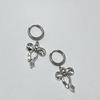 Y2K Vintage Butterfly Bow Huggie Earrings, Sweet & Cool Drop Hoop Earrings