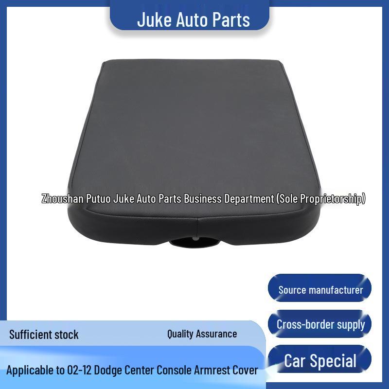 Dodge Ram Middenconsole Armsteun Cover (2002-2012) Zwart - WP051DVAA