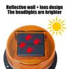 LED Solar Warning Light - Solar Powered Safety Flashing Light with Magnetic Base |