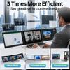 Blackview DCM6 Triple Laptop Screen Extender,14" 1080P FHD IPS Portable External Screen,Two Cable USB C,Plug & Play,  Compatible with Windows/Mac