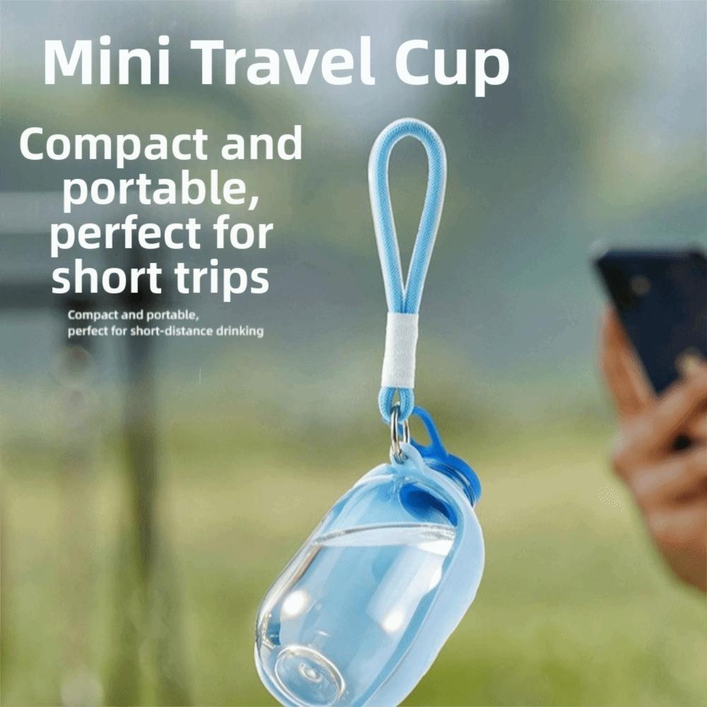 300 ML Portable Dog Drinking Cup 2-in-1 Pet Water Dispenser Foldable Pet Water Bottle  Hiking