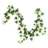 Creative Green Artificial Ivy Vine 160cm 80 Leaves Simulation Ivy Garland Photo Props Silk Leaves Hanging Plants Wall Ornament