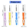 4Pcs Ergonomic Handle Crochet Hook for Knitting Weaving Craft 7.0mm-10mm Ergonomic Crochet Hook for Beginner Hobbyist