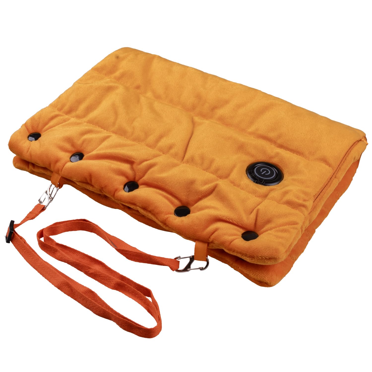 

CAWKAY Electric Heating Mat, Hand Warmer, Arm Cover, Cushion, Knee Warmer, USB Powered, Cold Relief, Office/Living Room (Orange)