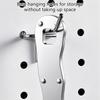Multipurpose Hand Tool with Adjustable Serrated Jaw, Two Screwdriver Inserts, and 13 cm Short Spanner Body for Household Repairs and Installation