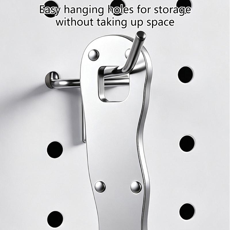 Multipurpose Hand Tool with Adjustable Serrated Jaw, Two Screwdriver Inserts, and 13 cm Short Spanner Body for Household Repairs and Installation