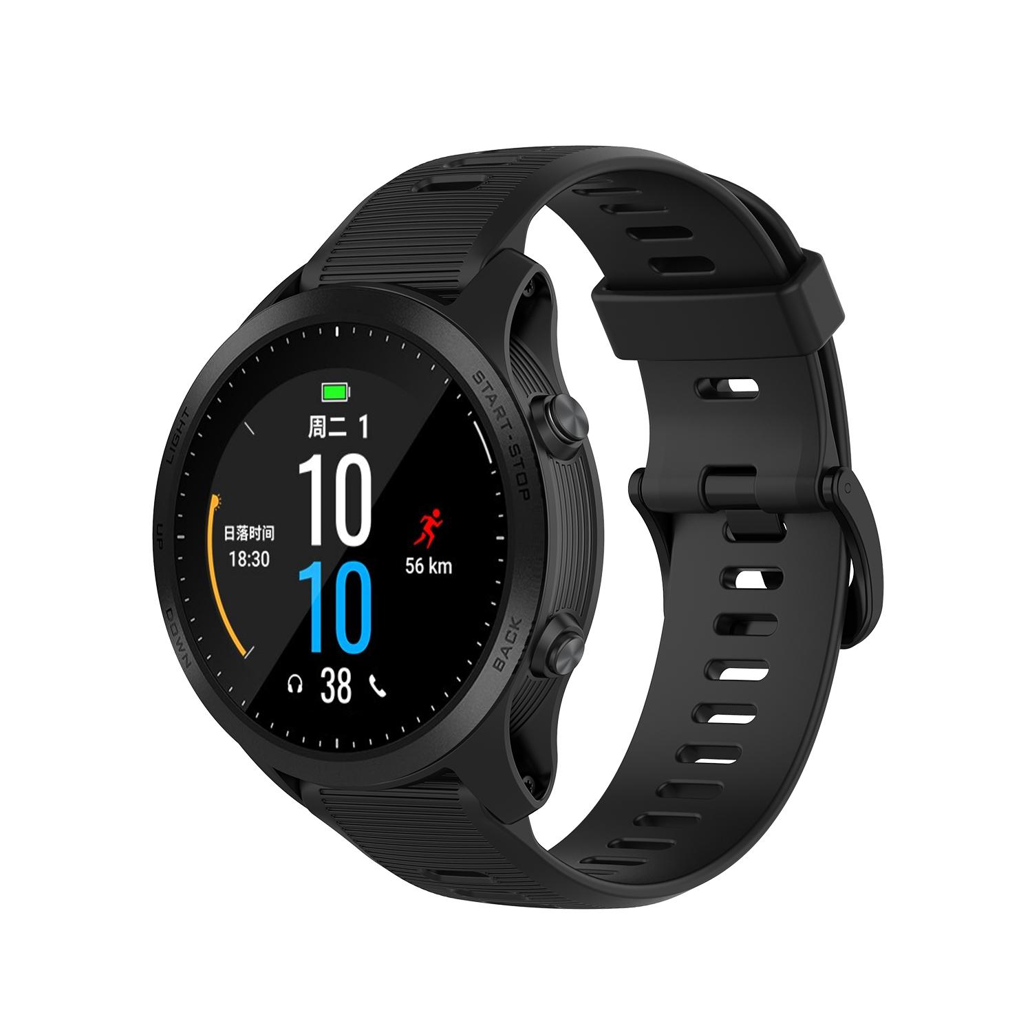 

Silicone Smart Watch Band for Garmin Forerunner 945/935/Fenix 5 Dark Blue