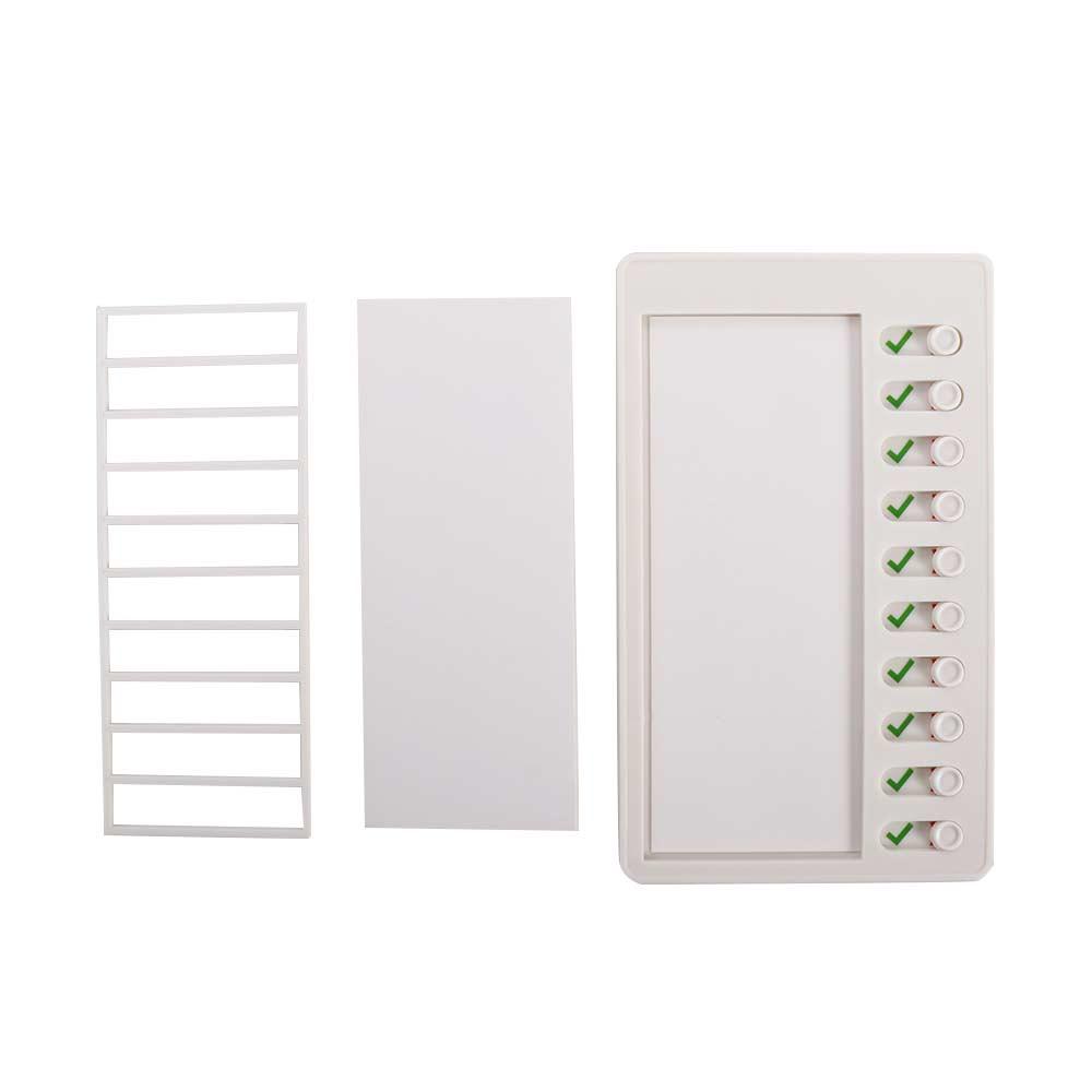 Student Message Checklist Memo Plastic Board Chore Chart Children's Self-discipline Punch Card