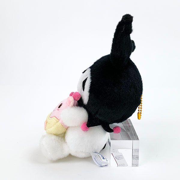 Sanrio Kuromi Pair Mascot Ball Chain Plush Black