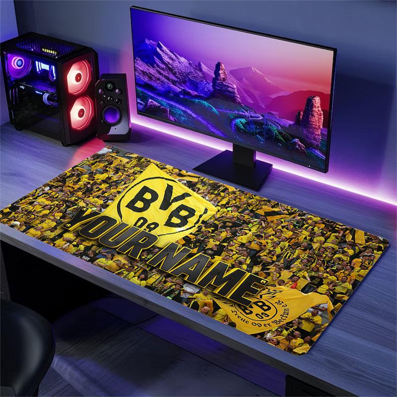 Custom Name,BVB 09 Mouse Pad, Large Gaming Desk Mat, Non-slip XXL Mousepad for Laptop & Tablet, Mini PC Playmat with Stitched Edges