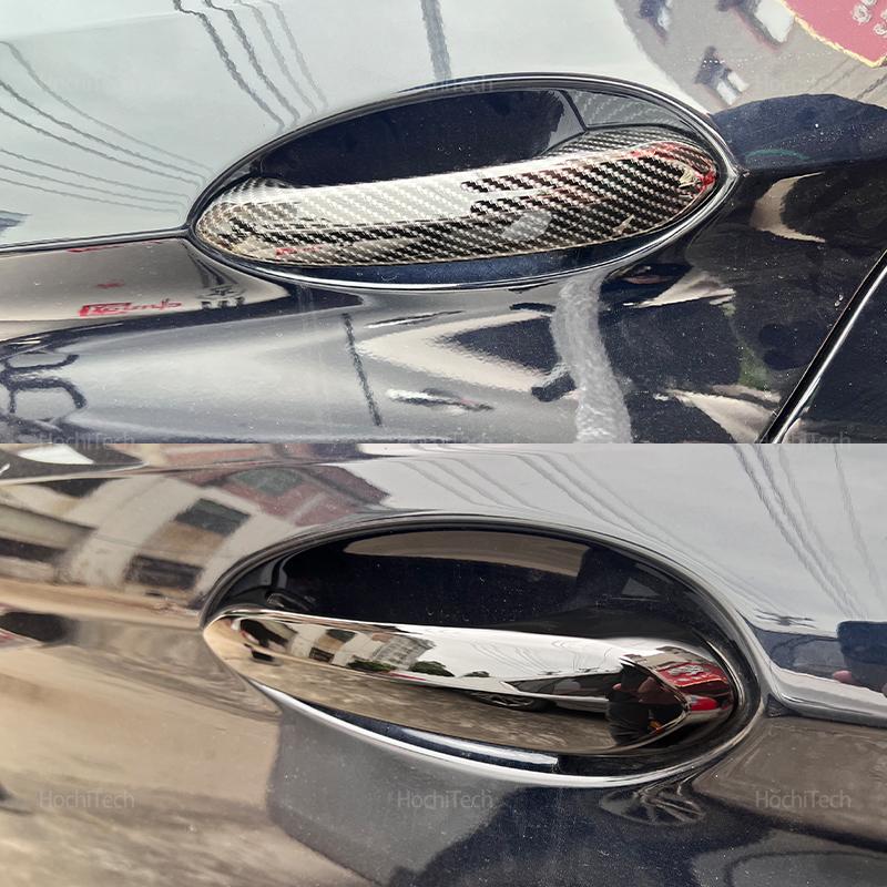 Dla BMW 1 2 3 4 5 6 7 8 Seria M G01 G02 G05 G06 F90 G20 G29 G30 5D Włókno węglowe Zewnętrzna Klamka Drzwi Uchwyt Pokrywa Naklejka