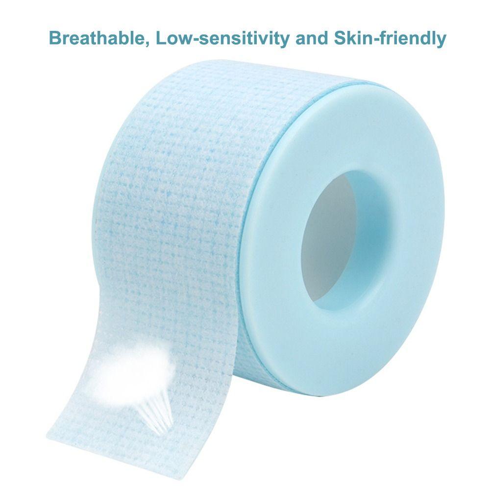 2 Rolls Non-woven Makeup Lash Tape Pain-Free Removal Eyelash Tapes  for Grafting False Eyelash Patch