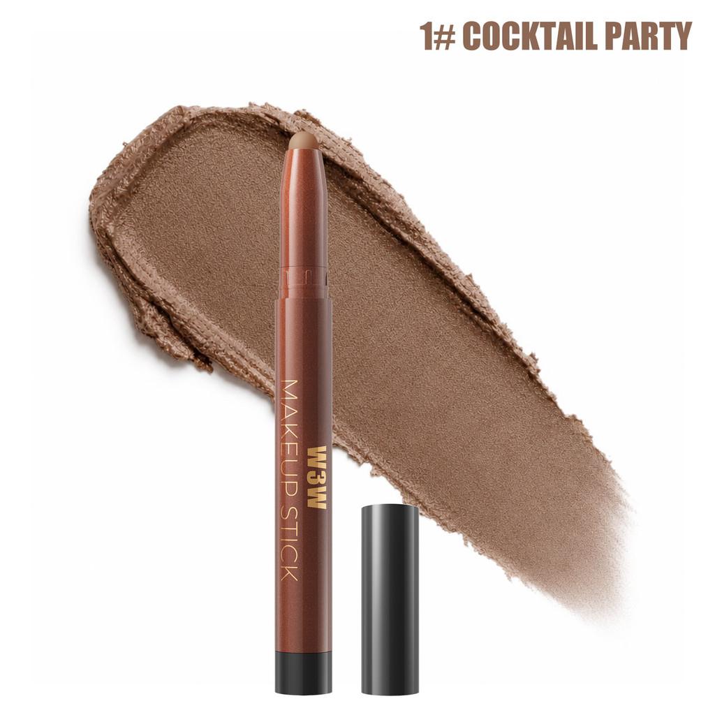 W3w Cream Pearl Eyeshadow Stick Waterproof Longlasting For Natural Makeup