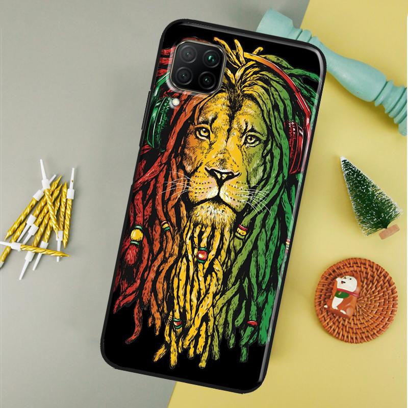 Rasta Lion For Huawei P20 P40 Lite P60 P30 Pro Nova 5T 12s 12i 11i Y90 Y70 Y60 Y61 Y91 Y72 9 10 SE Case