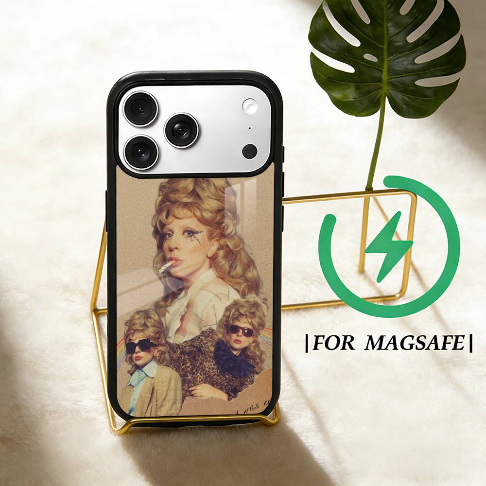 L-Lady Singer G-Gaga Phone Case For iPhone 17,16,15,14,13,12,Plus,Pro,Max For Magsafe Magnetic Wireless Charge
