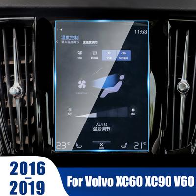 Folia ochronna na ekran samochodu dla Volvo XC60 XC90 XC40 S90 V90 V60 2015-ekran nawigacji samochodowej ochraniacz ze szkła hartowanego