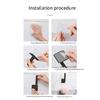 Wall Mounted Cloth Hanger Hat Racks Plastic L Shape Hat Hangers Baseball Caps Rack Hat Holder for Wall Closet Door