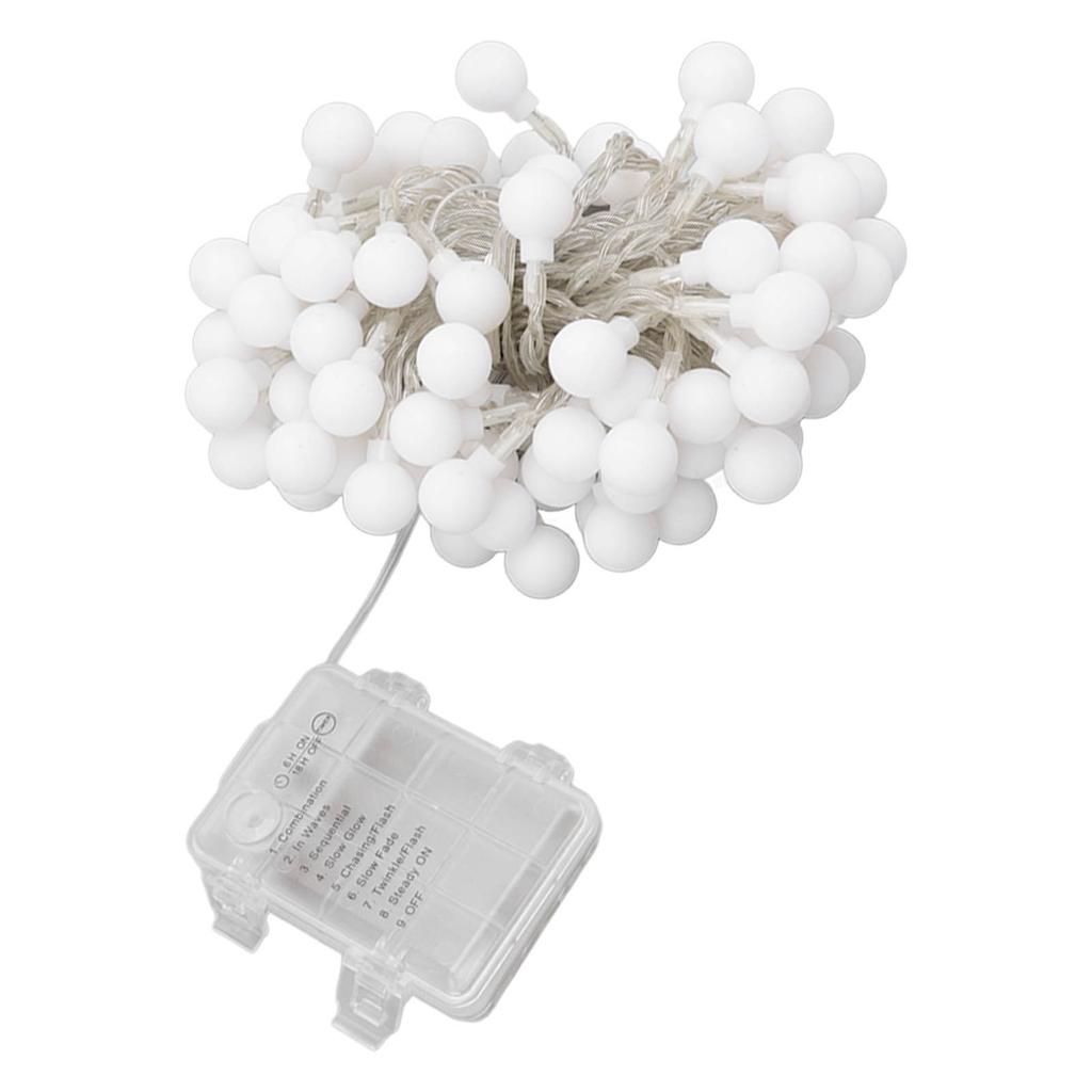 Globe String Lights Bulbs Waterproof Warm White Hanging Lights for Patio Backyard Party Wedding