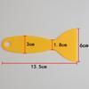 Yellow Small Scraper for Car, Mobile, and Glass Film Application