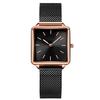 RORIOS Watch Women's Wristwatch Popular Unique Square Face Simple Classic Watch Japanese Quartz Stylish Cute Casual Stainless Steel Commuting School B