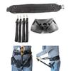 Comfortable Fishing Fighting Waist Belt Adjustable Fishing Belt Rod Holder Waist Belt for Saltwater/Freshwater Fishing