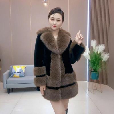 Manteau d'hiver ample de luxe Manteau pour femme chaud et tendance de créateur pour l'automne et l'hiver