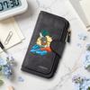 Cute Pineapple Surfing Printed Wallet Casual Card Holder Durable Portable Multipurpose Fashion Trendy Daily Use Purse