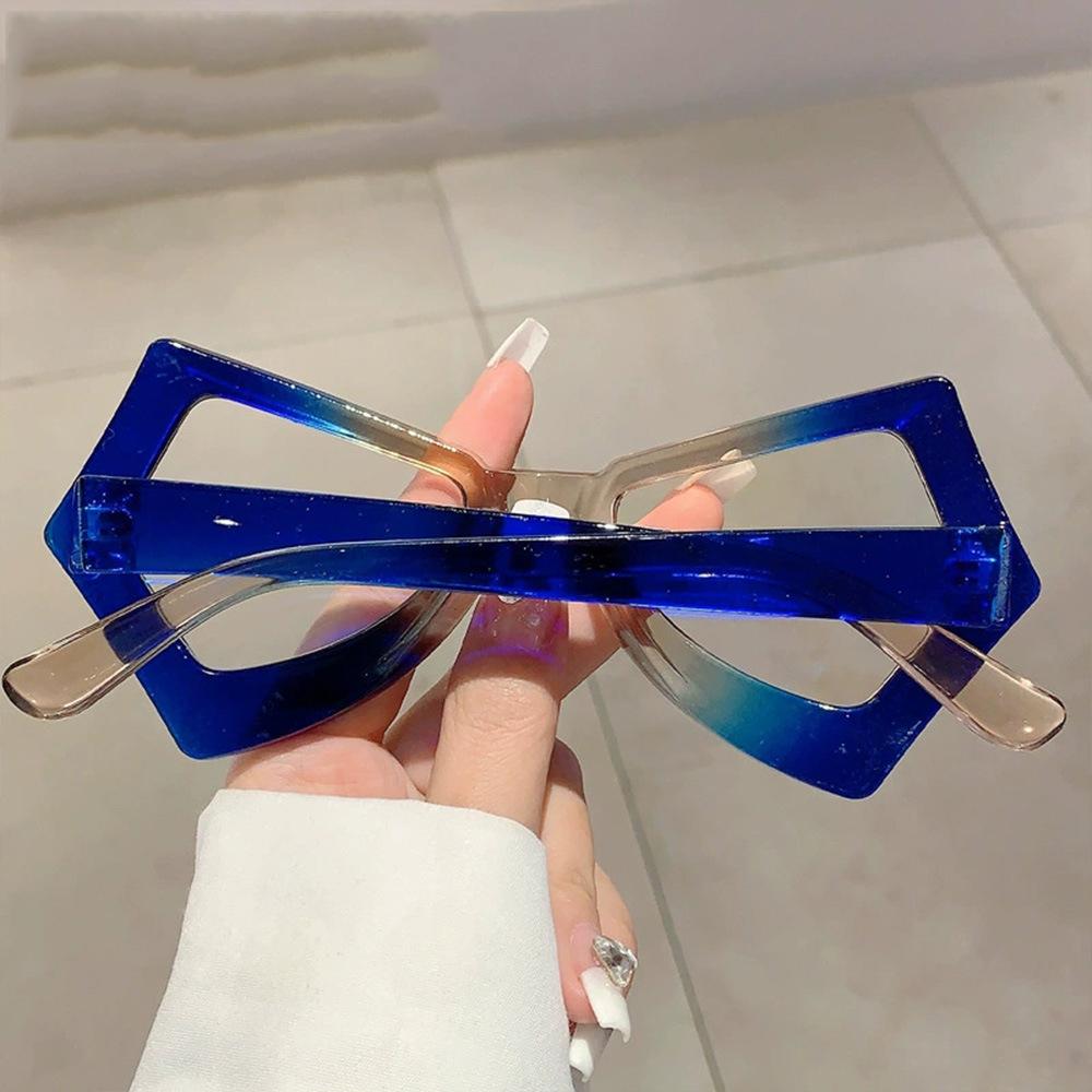 Big Frame Butterfly Reading Glasses Vintage Anti Blue Light Far Sight Eyeglasses Women Luxury  Designer Trendy Eyewear +3.5
