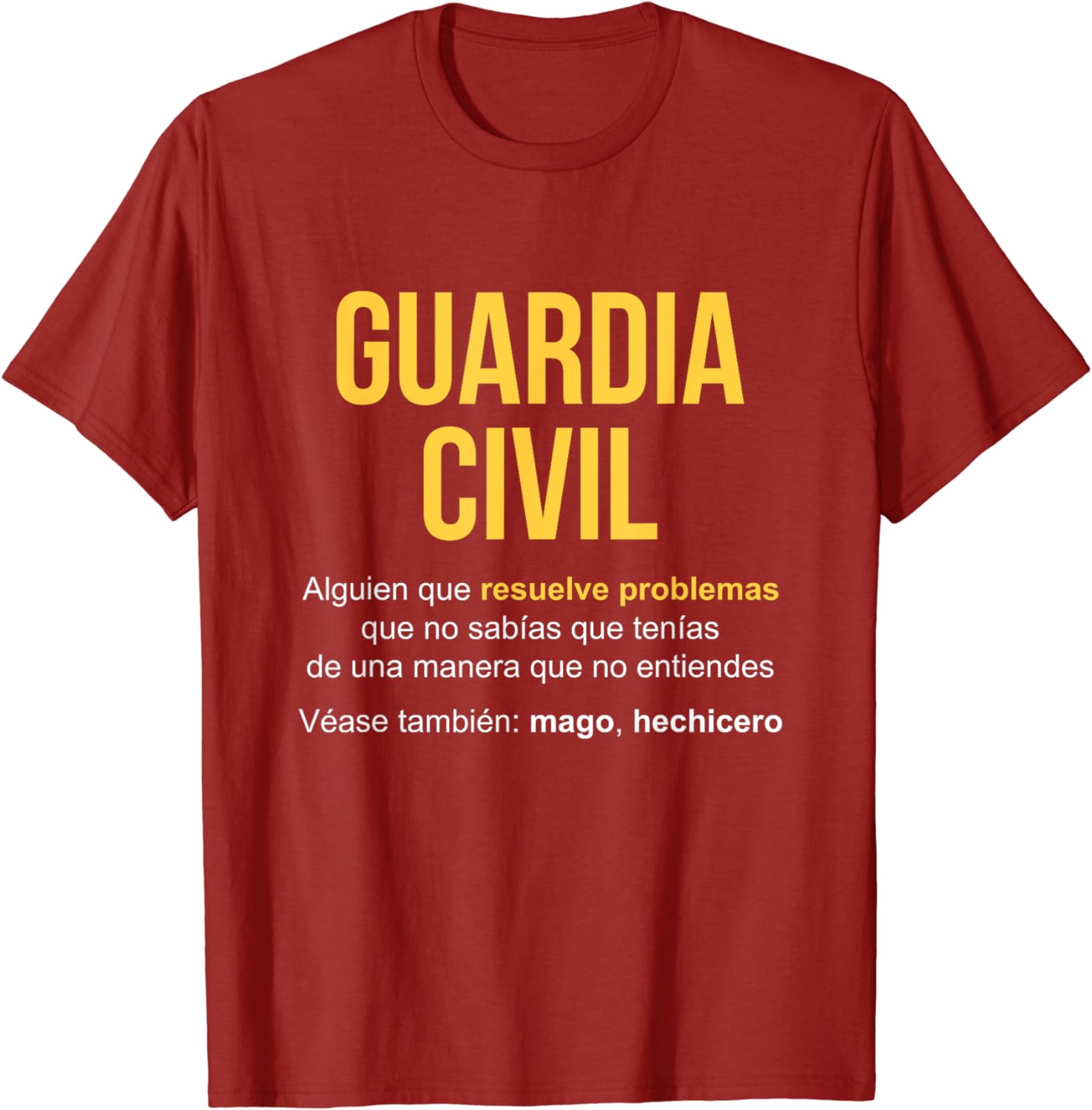 Guardia Civil Definition Civil Guard Unisex TShirt S