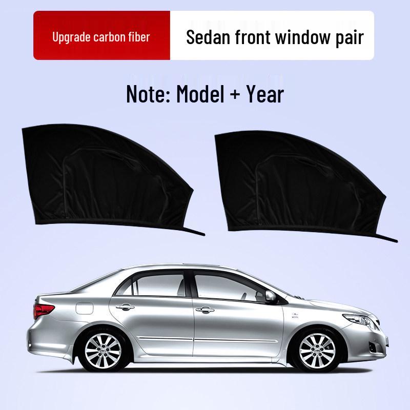 Car Window Mosquito & Insect Net Sunshade Curtain - Sedan Sun Protection