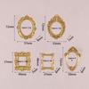 Vintage Mini Resin Picture Frames 5Pcs Baroque Design Small Photo Frames for Home Wall Wedding Xmas Ornament