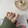 Korean Version of Lucky God English Letter Ring Does Not Fade Drip Glaze Index Finger Ring Ring