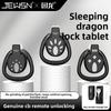 Kunlong Lock Tablet Restraint Lock for Men Chastity Belt SM Training Abstinence Sex Toy Prop Adult Intimate Pleasure Accessory for Private Bedroom Use