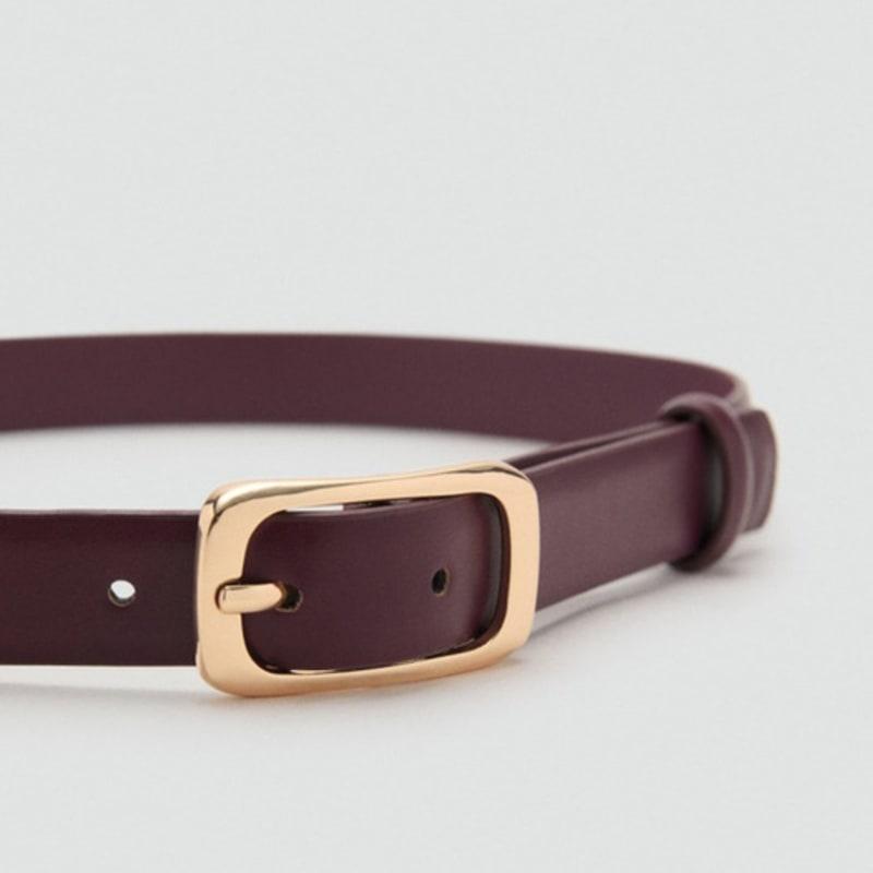 Mango MANGO WOMAN Belt MASS Dark Red 17022545
