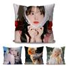 1pc Korean Singer IU Pillow Case Square Pillow Bedroom Sofa Leisure Comfort Cushion Car Living Room Home Decoration 40X40