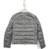 Prada 29B831 Gray Triangular Plate Collarless Light Down Jacket 38 khakiUsed