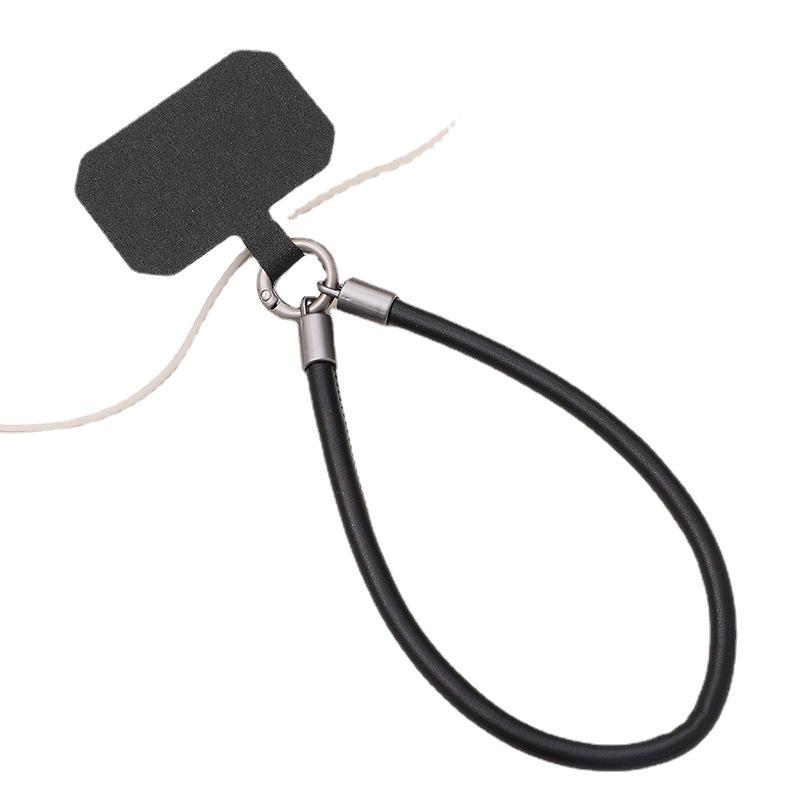 Leather Phone Charm: Anti-Drop Wrist Strap & Sturdy Lanyard for Men & Women